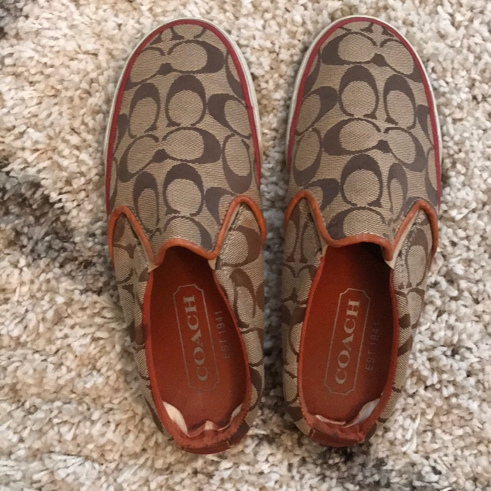Real Coach slide sneakers